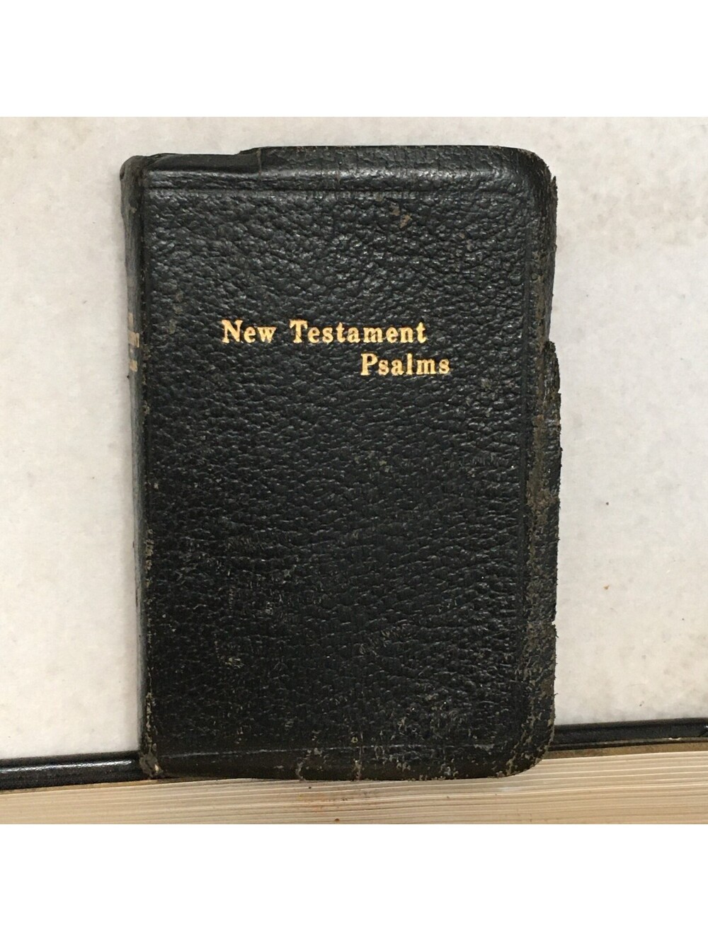 Bible Believer God Study PALM SIZE  POCKET VINTAGE NEW TESTAMENT KJV PSALMS